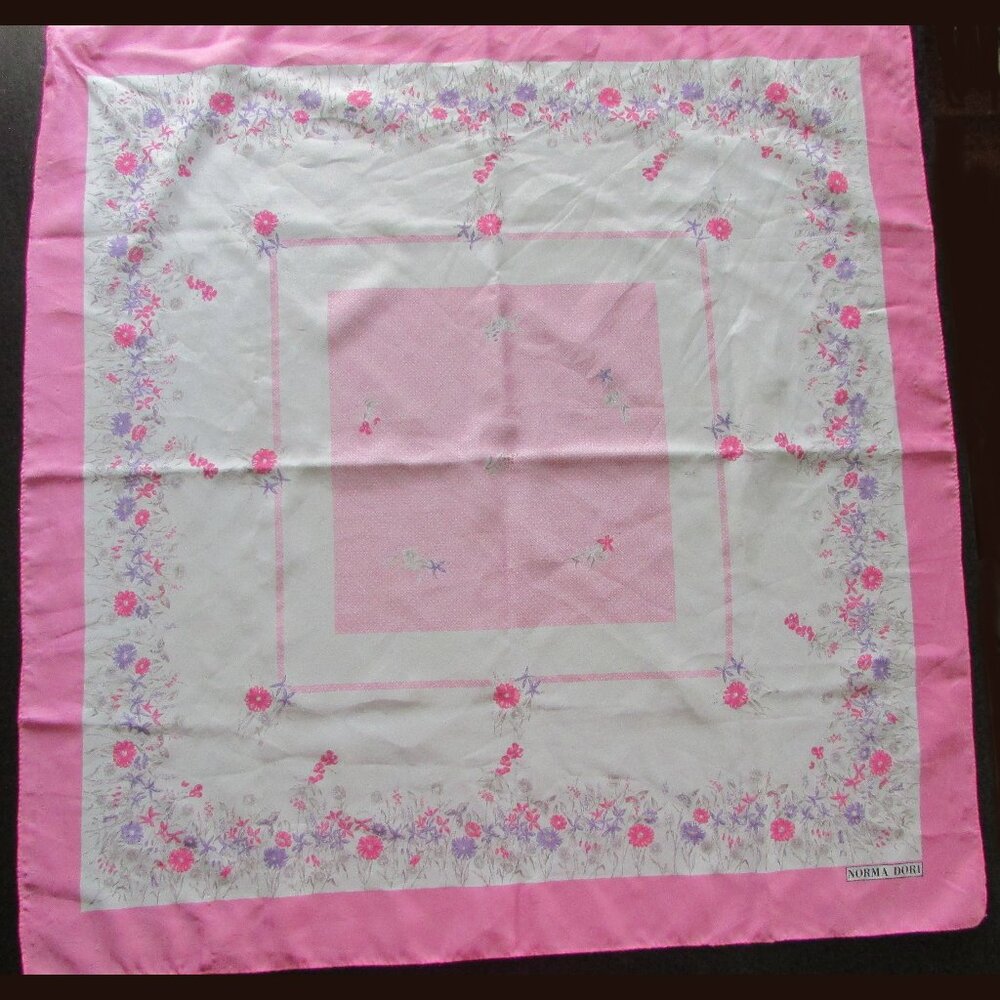 Norma Dori Vintage Pink Scarf